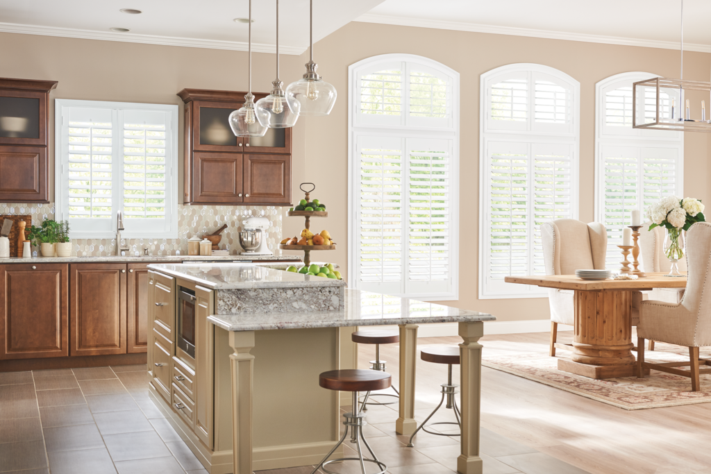 Plantation Shutters in Kitchen Home